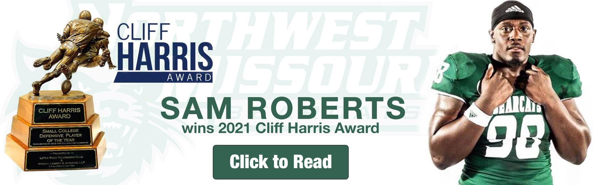 The Cliff Harris Award | Small College Defensive Player Of The Year