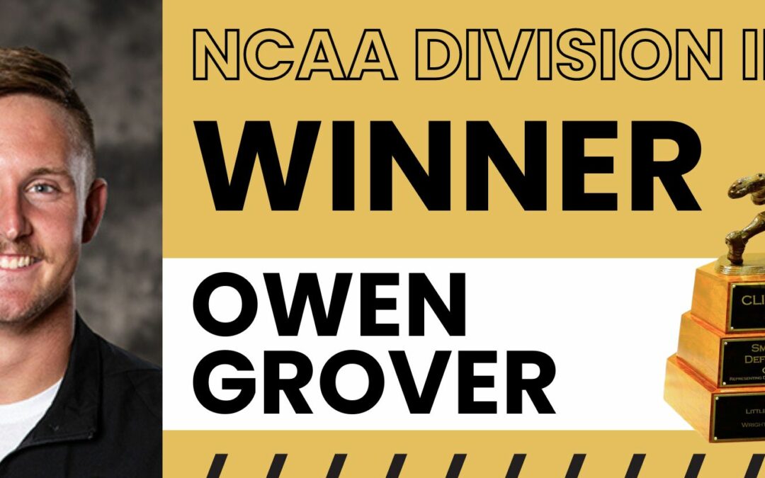 Knighted: Wartburg College Linebacker Owen Grover wins Cliff Harris Award for NCAA Division III