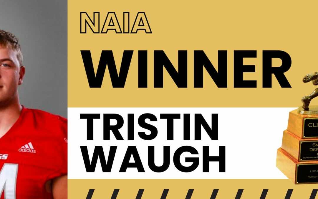 Tristin Waugh of Grand View University Conquers Competition to claim Cliff Harris Award